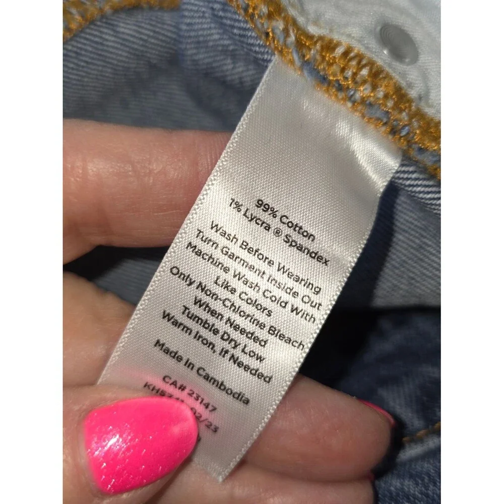 Talbots Everyday Relaxed Blue Straight-Leg Jeans Size 20W